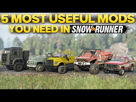 5 Most Useful Mods in SnowRunner Best Mods You Need in Game (PART 2)