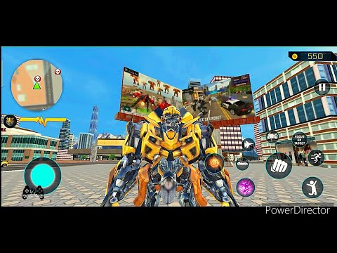#Bumblebee The Gangster slayer - Jet Robot Car Transformation: Robot Car Games ( Grand Robot Fight )