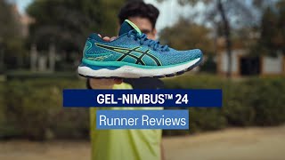 ASICS Runners Review the GEL-NIMBUS™ 24 anuncio