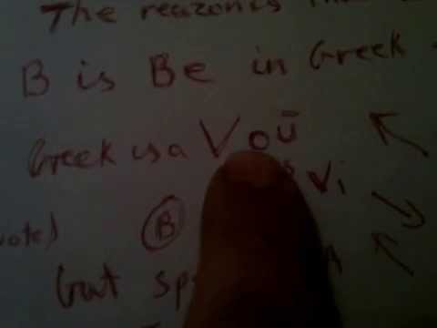 Learning GREEK with me letter B