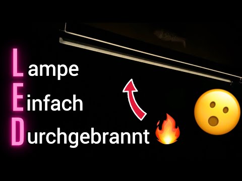 LED Lampe glimmt nur noch. LED - VDE = OjeOje🙈