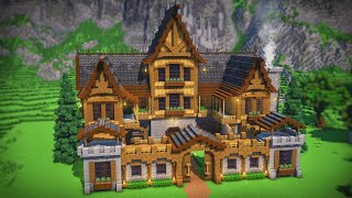 Large Wooden Survival Base | Minecraft Tutorial