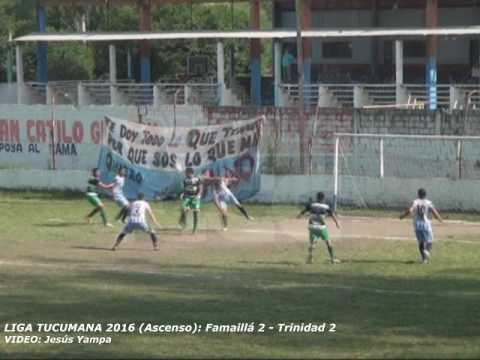 LIGA TUCUMANA 2016 (Ascenso): Famaillá y Trinidad igualaron y definen en la última fecha