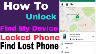 How to unlock find my device locked phone | Find my device | find my device secure device | ap tech