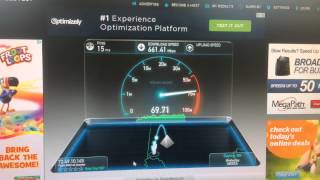 Cincinnati Bell's 1Gb Internet Service Speed test
