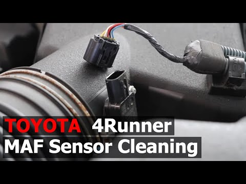 TOYOTA Mass Airflow Sensor (MAF) Cleaning - How to...