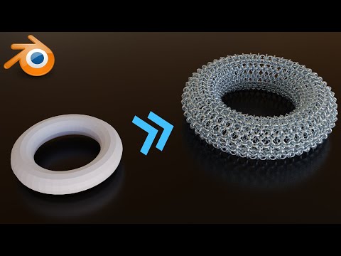 How to turn objects into ring mesh in Blender 2.9 - 197