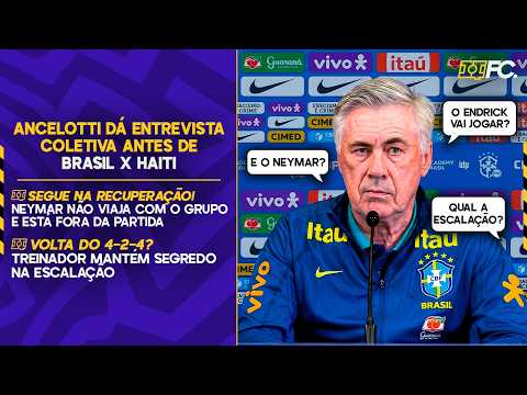 ANCELOTTI PROMETE MUDANÇAS NA SELEÇÃO; MAGALHÃES FALA SOBRE BRASIL TOMAR MUITOS GOLS – QUEBRADA FC
