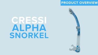 Cressi Alpha Snorkel | Product Overview