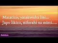 Matatizo - Harmonize (Lyrics)