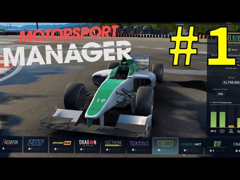 Motorsport Manager 2016 PC Career Mode - PART 1 WHAT A START!