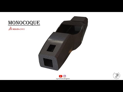 SolidWorks - Formula Student prototype monocoque 🏎️