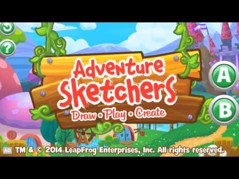 リープフロッグのゲームトレーラー。アドベンチャー スケッチャーズ ドロープレイ クリエイト (LeapFrog Game Trailer: Adventure Sketchers Draw Play Create!)