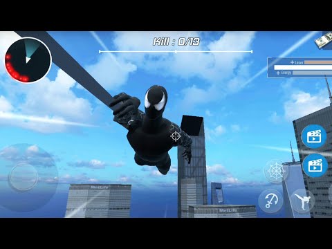 Spider Rope Hero City Fight - Venom Vs Monster City Rescue Battle | Android GamePlay