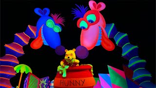 FULL RIDE WINNIE THE POOH 2022 DISNEYLAND HALLOWEEN EDITION
