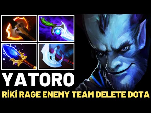 YATORO Riki Rage Enemy Team Delete Dota 7.33