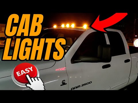 How to Install Cab Lights On Your Dodge Ram 1500/2500/3500