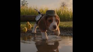 🏕️ The Beagle Scouts...He Led an Epic Expedition… Across the Backyard 🐶🐥#disney #animals #pixar