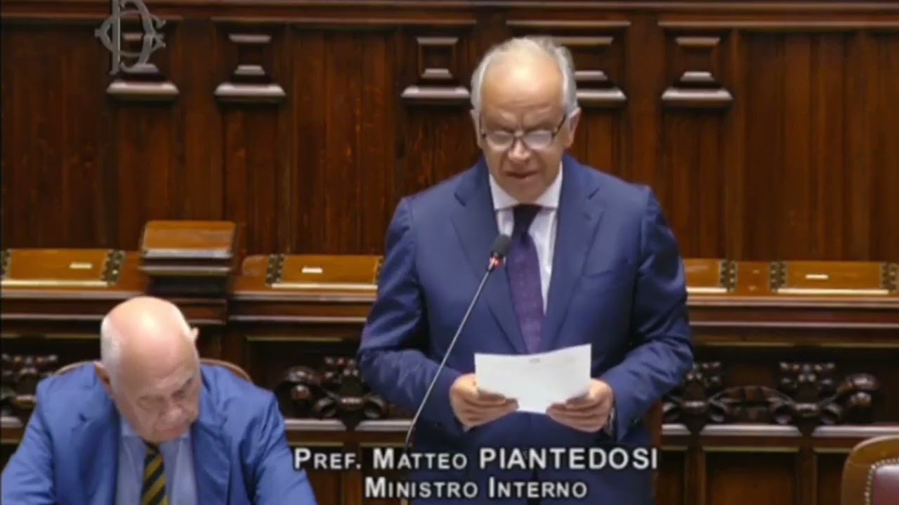 PIANTEDOSI: “I DATI SMENTISCONO LA SINISTRA: NEI CPR NON C'È CHI È SOLO SENZA PERMESSO”