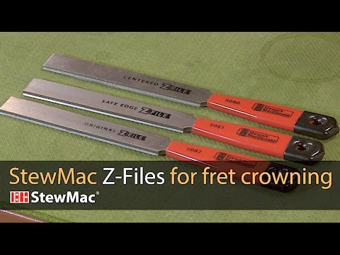 Демонстрация напильников StewMac