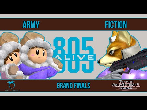 805 Alive - ARMY (Ice Climbers) VS Fiction (Fox / Peach) - SSBM - Grand Finals