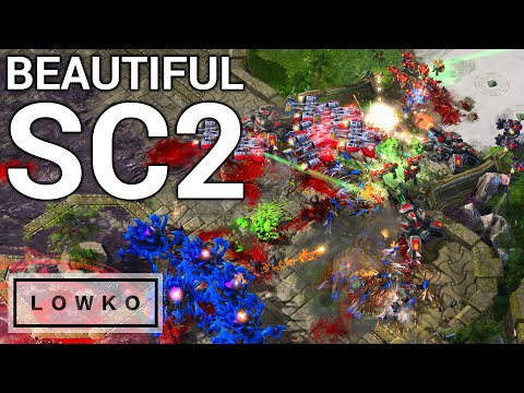 StarCraft 2: BEAUTIFUL STARCRAFT! (Dark vs Cure)