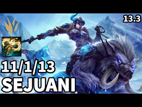 Sejuani Jungle vs Rengar - EUW Master | Patch 13.3