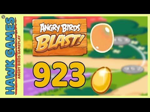 Angry Birds Blast Level 923 - 3 Stars Walkthrough, No Boosters