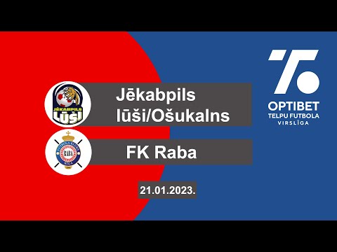 Jēkabpils lūši/Ošukalns - FK Raba [Optibet telpu futbola virslīga 22/23 Highlights]