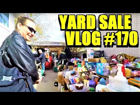 Ep170:  COME THRIFT WITH US! - The ORIGINAL Go-Pro Garage Sale VLOG!