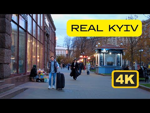 🔥KYIV, UKRAINE 🇺🇦 | Kyiv City Center Walk | WALK 4K HDR