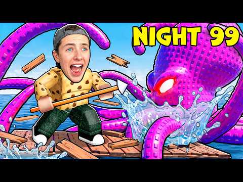 Survive 101 Nights On A RAFT in Roblox