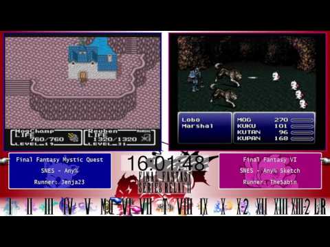 Final Fantasy Series Relay Race II - Final Fantasy VI (SNES)