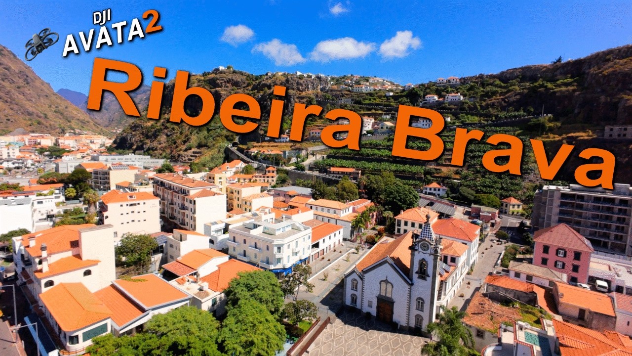 Discover stunning aerial panoramas of Ribeira Brava.