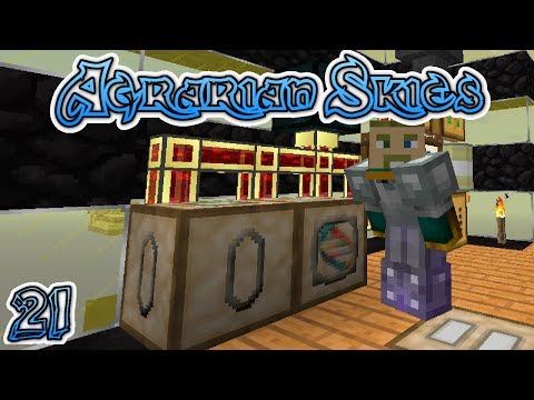 Minecraft Agrarian Skies FTB E21 "Gendustry is OP as all Get Out!"