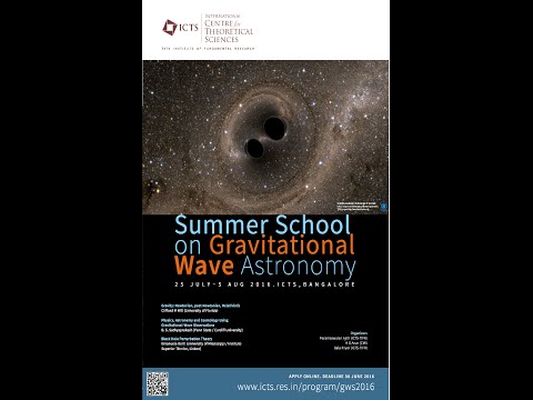 Gravitational astronomy (Lecture 1) by B  S  Sathyaprakash