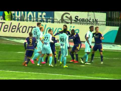 18. krog: Maribor - Gorica 4:2, Prva liga Telekom Slovenije 2015/16