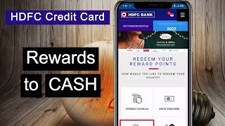💥HDFC Credit Card Reward Points Redeem into CASH in 2023 - Easy Steps