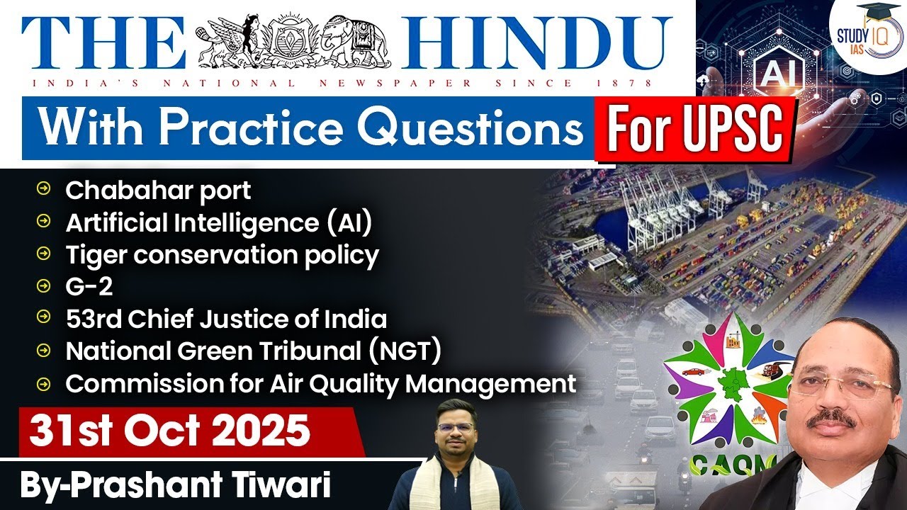The Hindu Analysis | 31st October 2025 | The Hindu News Paper Today With Practice Questions