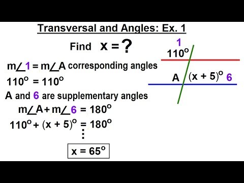 Geometry Ch 4 Lines and Angles 1 of 54 Parallel Lines and Planes