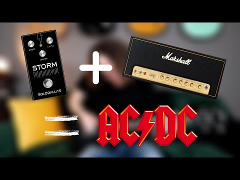 How I Get The AC/DC Tone Using The SoloDallas Storm + Marshall Origin20H