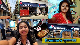Domino's Pizza | Dominos Krishnanagar | Bengali vlog | souravee Chhetri