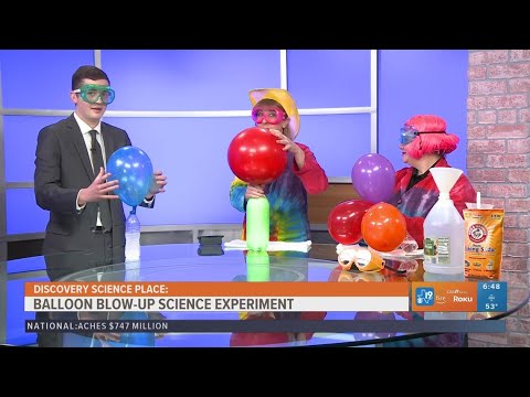 Discovery Science Place teaches fun balloon experiment for kids