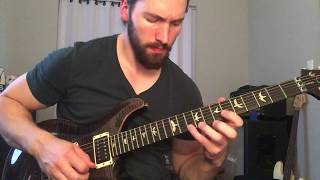 All That Remains-Become the Catalyst-Guitar Solo Cover (R.I.P. Oli)