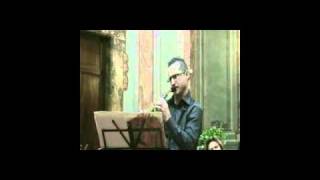 Fabrizio Paoletti plays Bach. Bourrée Anglaise from Flute Partita
