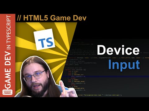 TypeScript WebGL Game Engine Tutorial #17 - Input