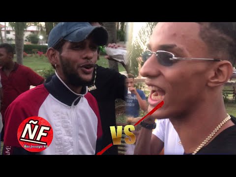 A REÍR 🤣 Tinyo RD Vs J-Black Batalla de Freestyle en el parque Italia