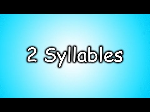 If I say a word with more than 2 syllables, the video ends