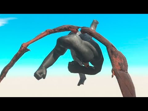 Flying Knockout Artist Gorilla vs RANDOM UNITS - Animal Revolt Battle Simulator