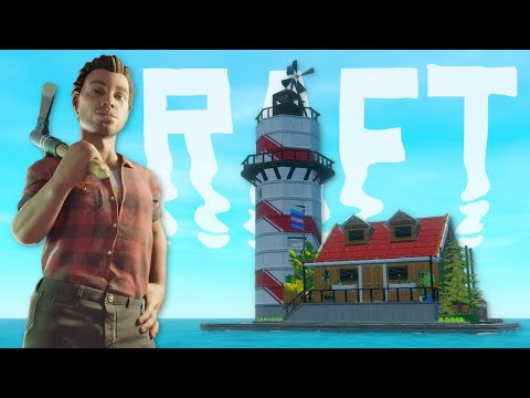 The PERFECT Easy Raft Design | Lighthouse Build Tutorial